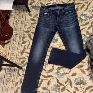 BKE Men's Deep Indigo Slim Jeans